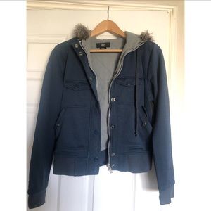 Obey lined hooded jacket